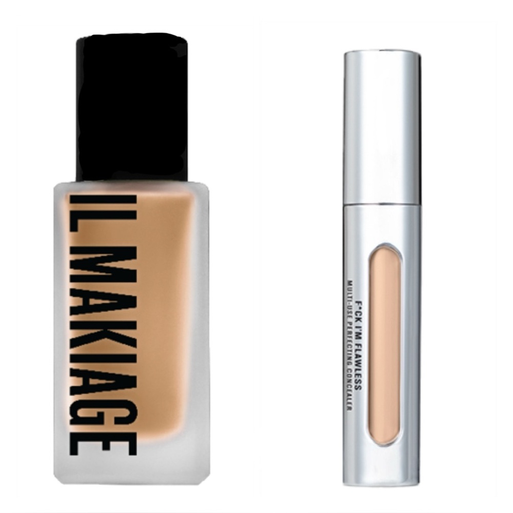* IL MAKIAGE WOKE UP LIKE THIS Foundation #75 & FLAWLESS Concealer #3.5
